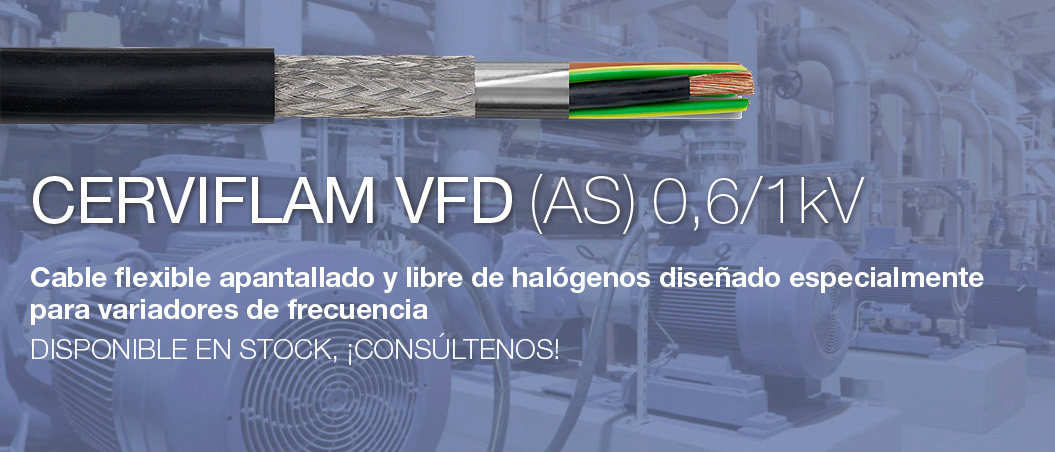 Cables para variadores de frecuencia CERVIFLAM VFD
