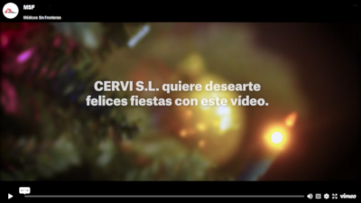 CERVI S.L. le desea Felices Fiestas.